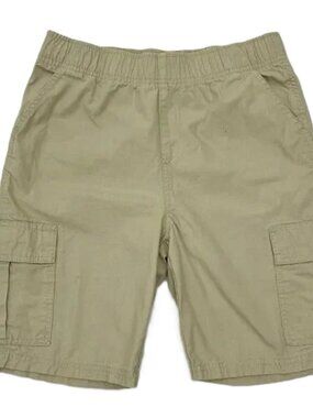 Boys HUSKY, Sz 8, 8H, Children's Place Outdoor Cargo Shorts, Pull On, Khaki Tan